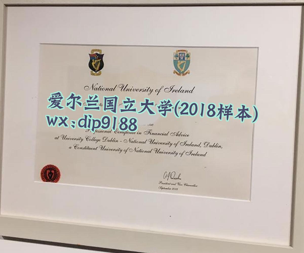 爱尔兰国立大学学历2018毕业证样本图