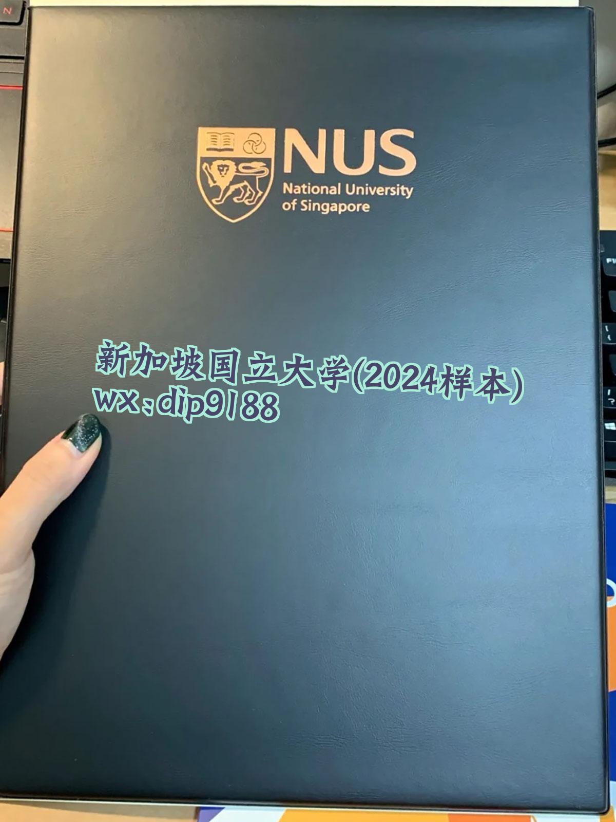 新加坡国立大学学历2024毕业证样本图