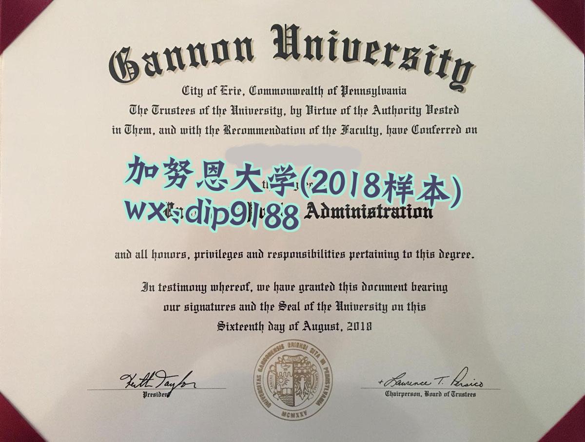 加努恩大学学历2018毕业证样本图