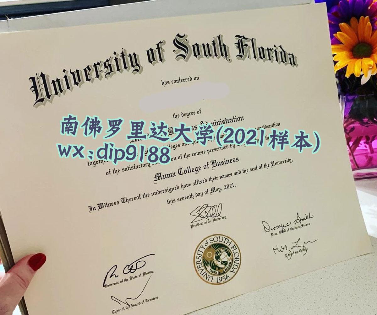 南佛罗里达大学学历2021毕业证样本图