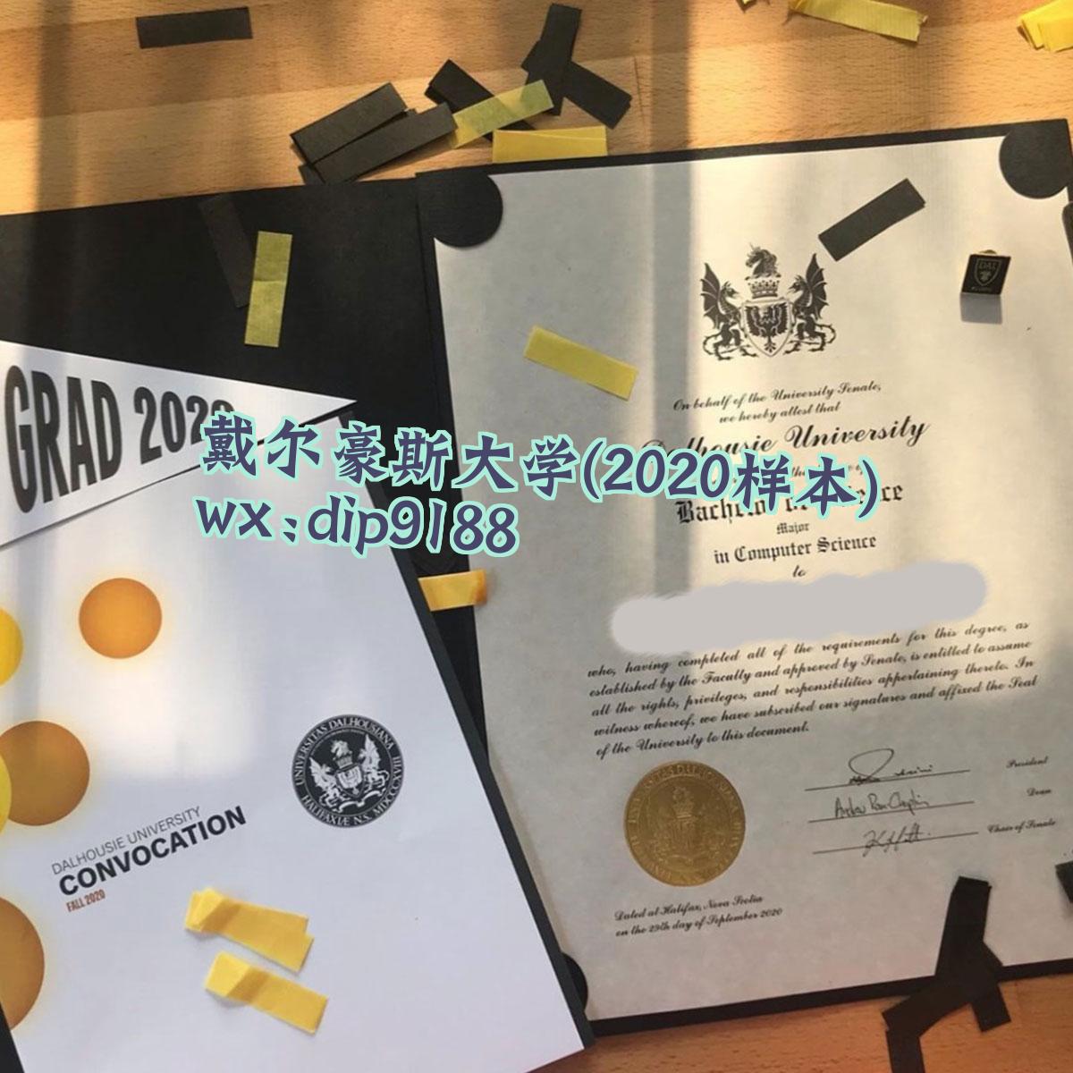 戴尔豪斯大学学历2020毕业证样本图