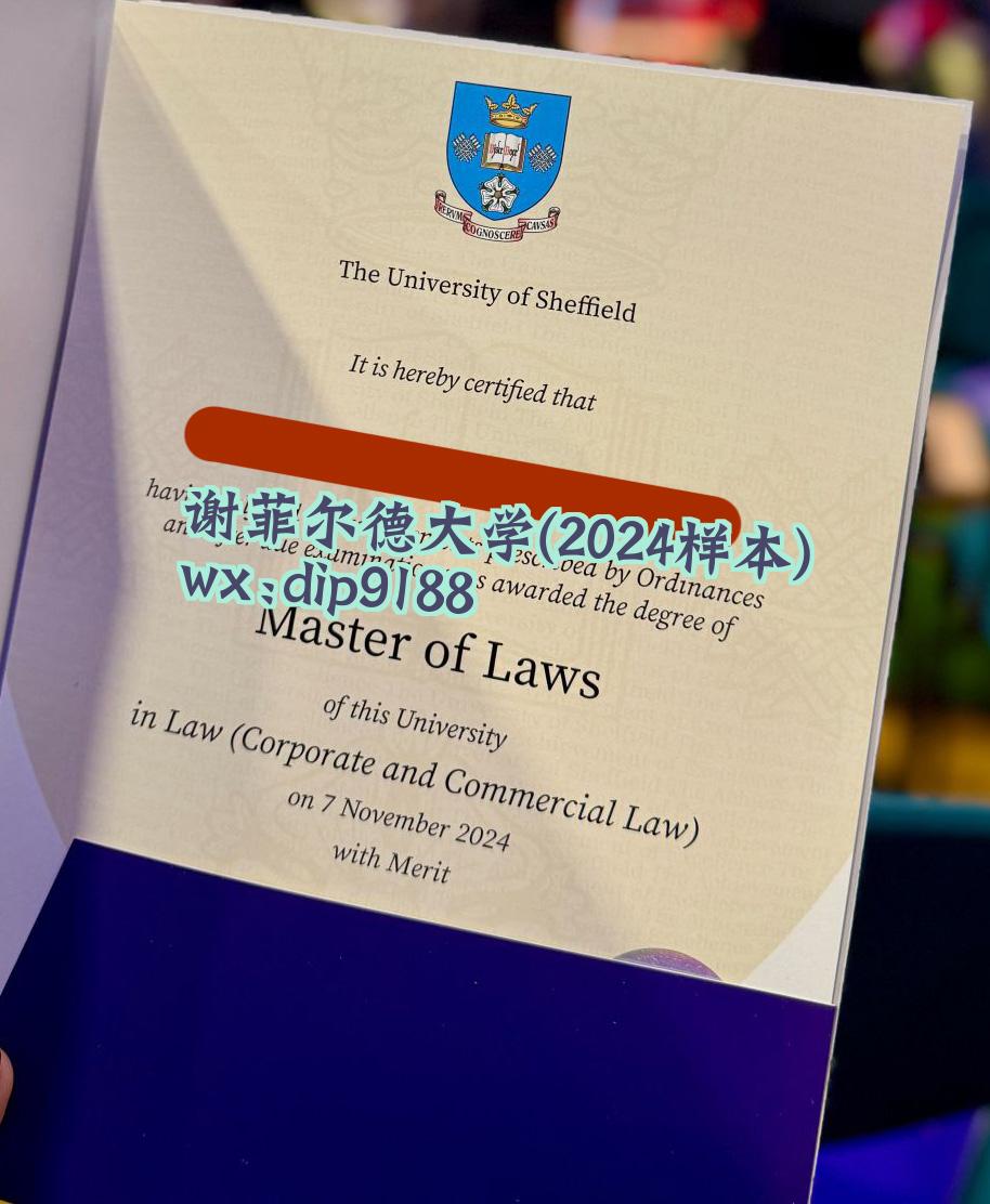 谢菲尔德大学学历2024毕业证样本图