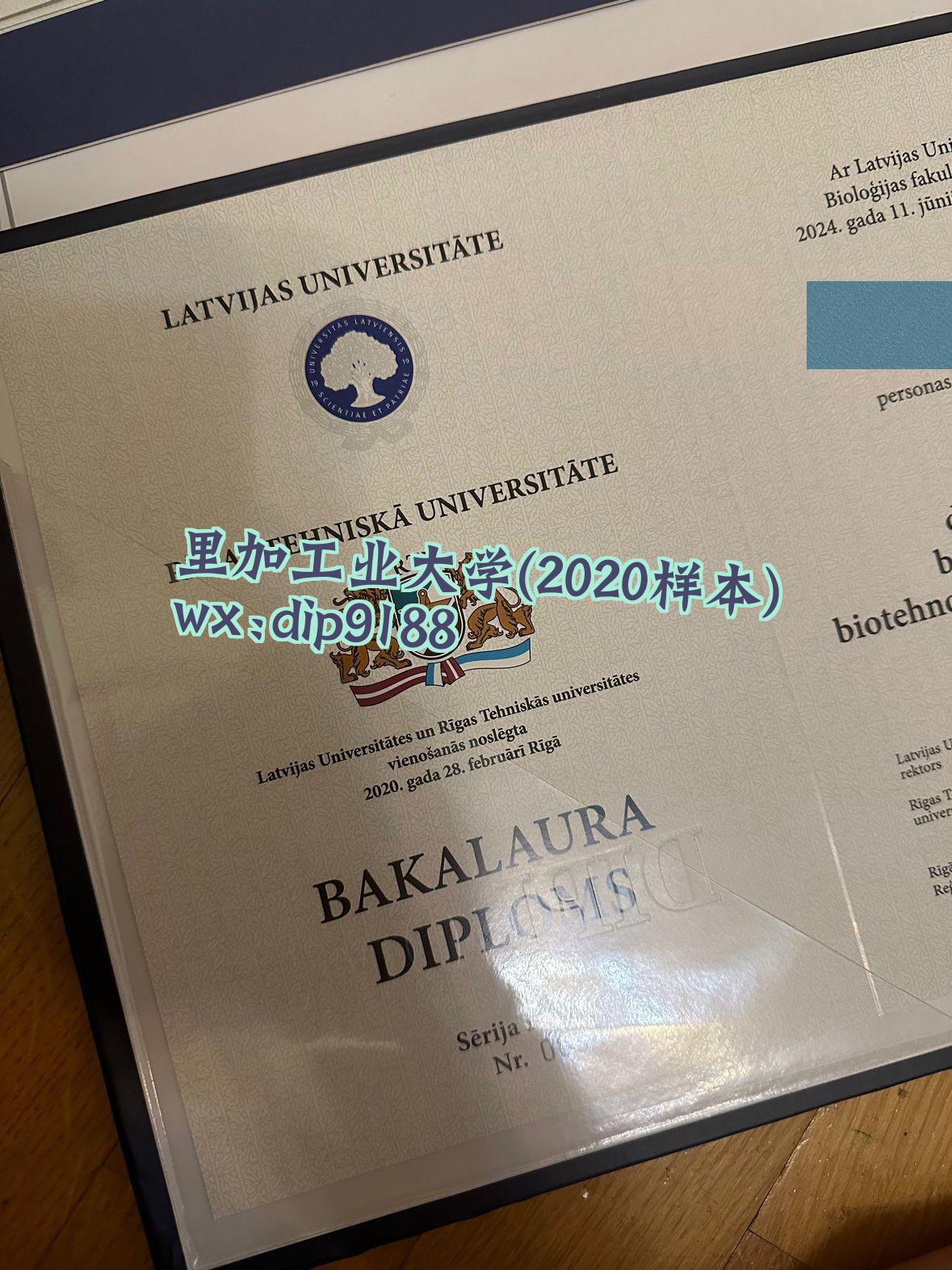 里加工业大学学历2020毕业证样本图