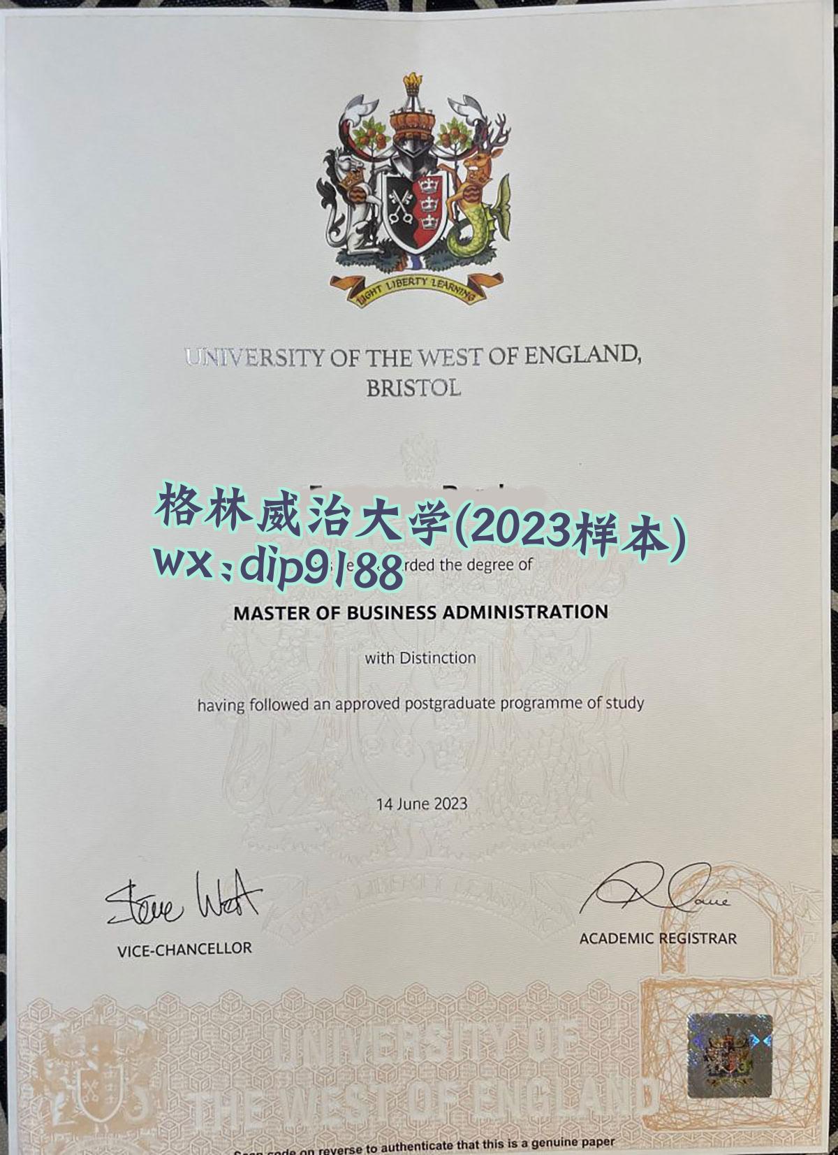 格林威治大学学历2023毕业证样本图