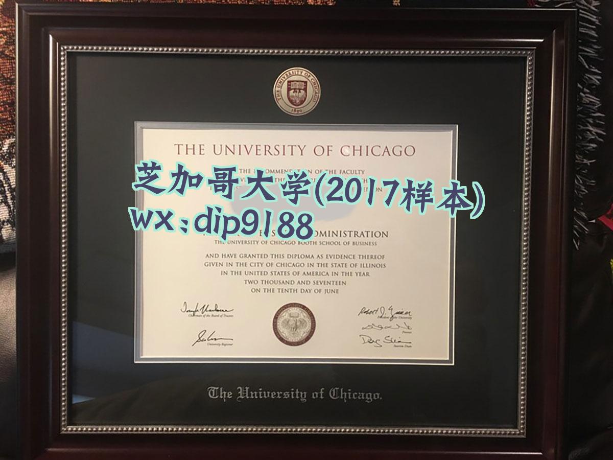 芝加哥大学学历2017毕业证样本图