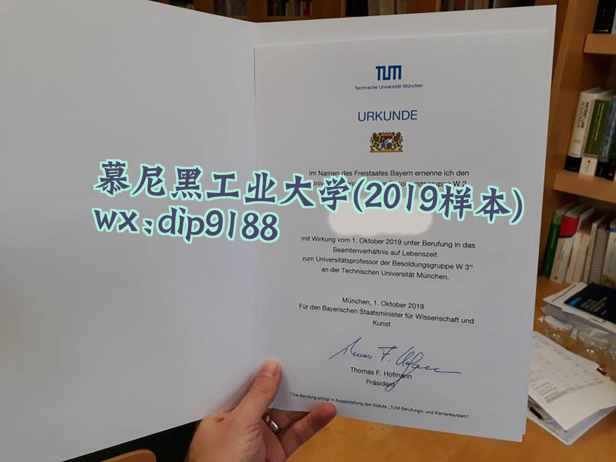 慕尼黑工业大学学历2019毕业证样本图