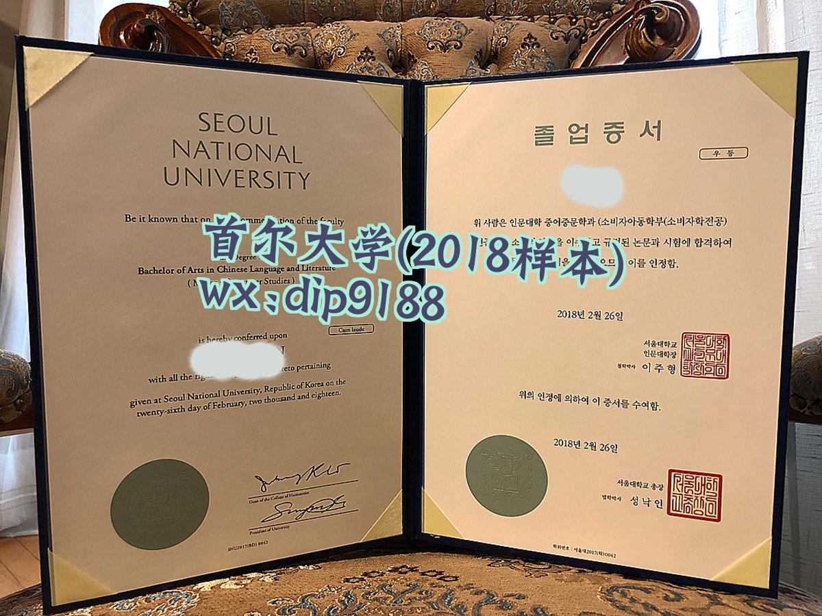 首尔大学学历2018毕业证样本图