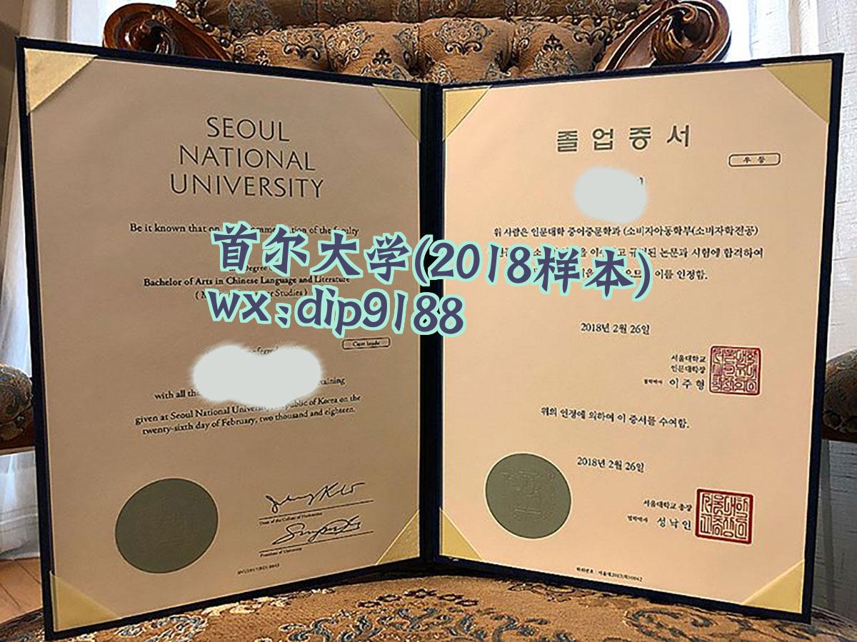 首尔大学学历2018毕业证样本图