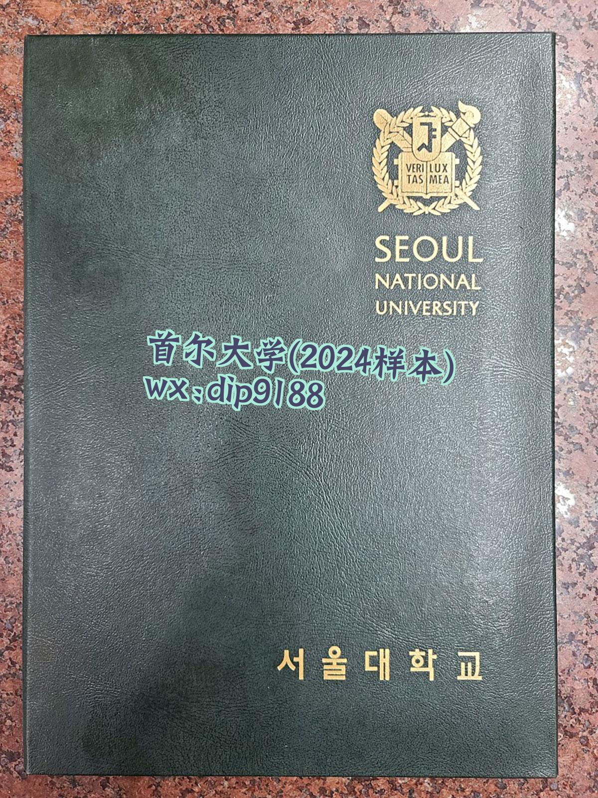 首尔大学学历2024毕业证样本图