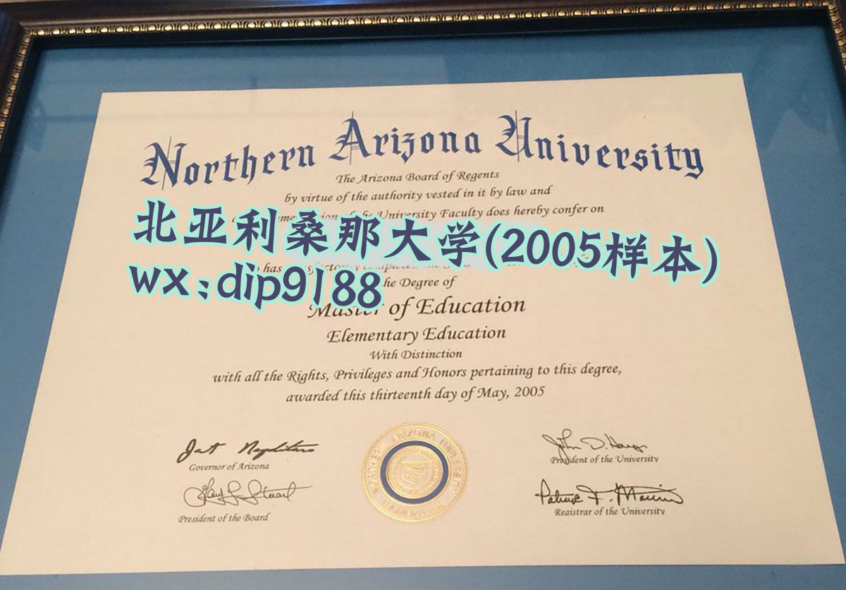 北亚利桑那大学学历2005毕业证样本图