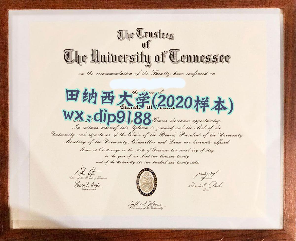 田纳西大学学历2020毕业证样本图