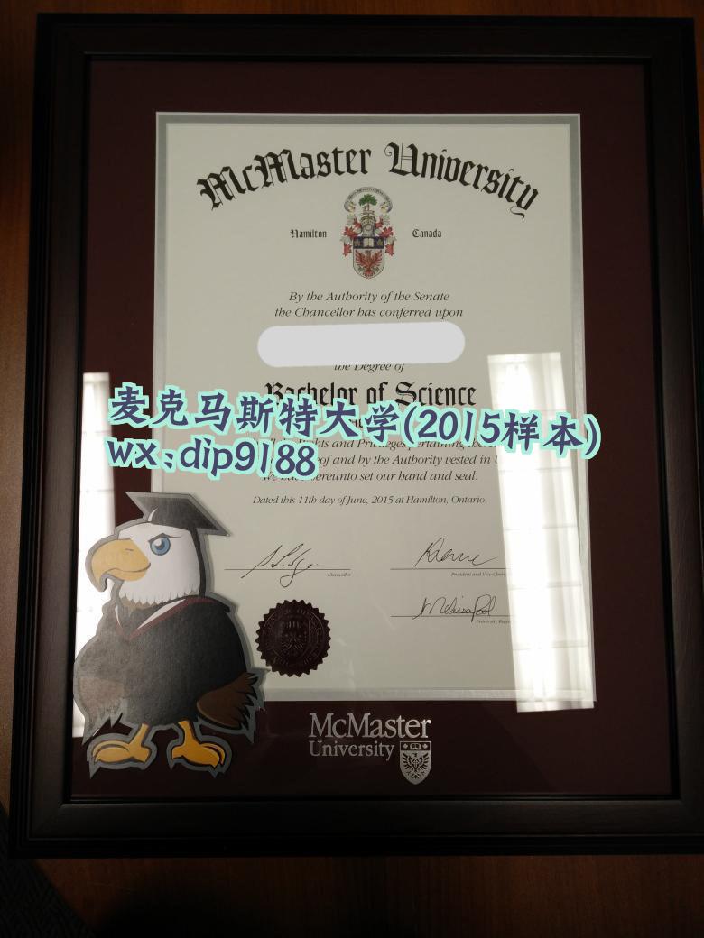 麦克马斯特大学学历2015毕业证样本图