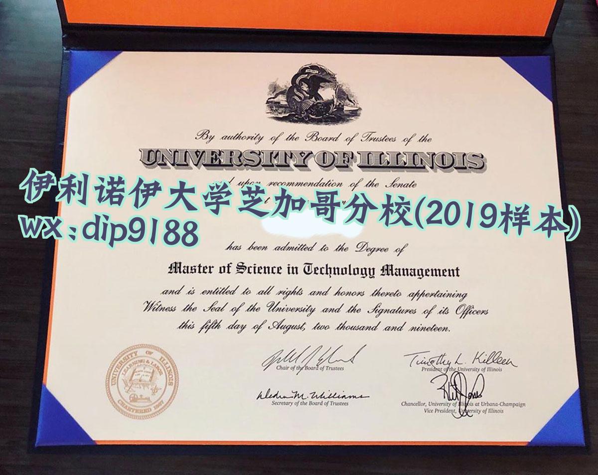 伊利诺伊大学芝加哥分校学历2019毕业证样本图