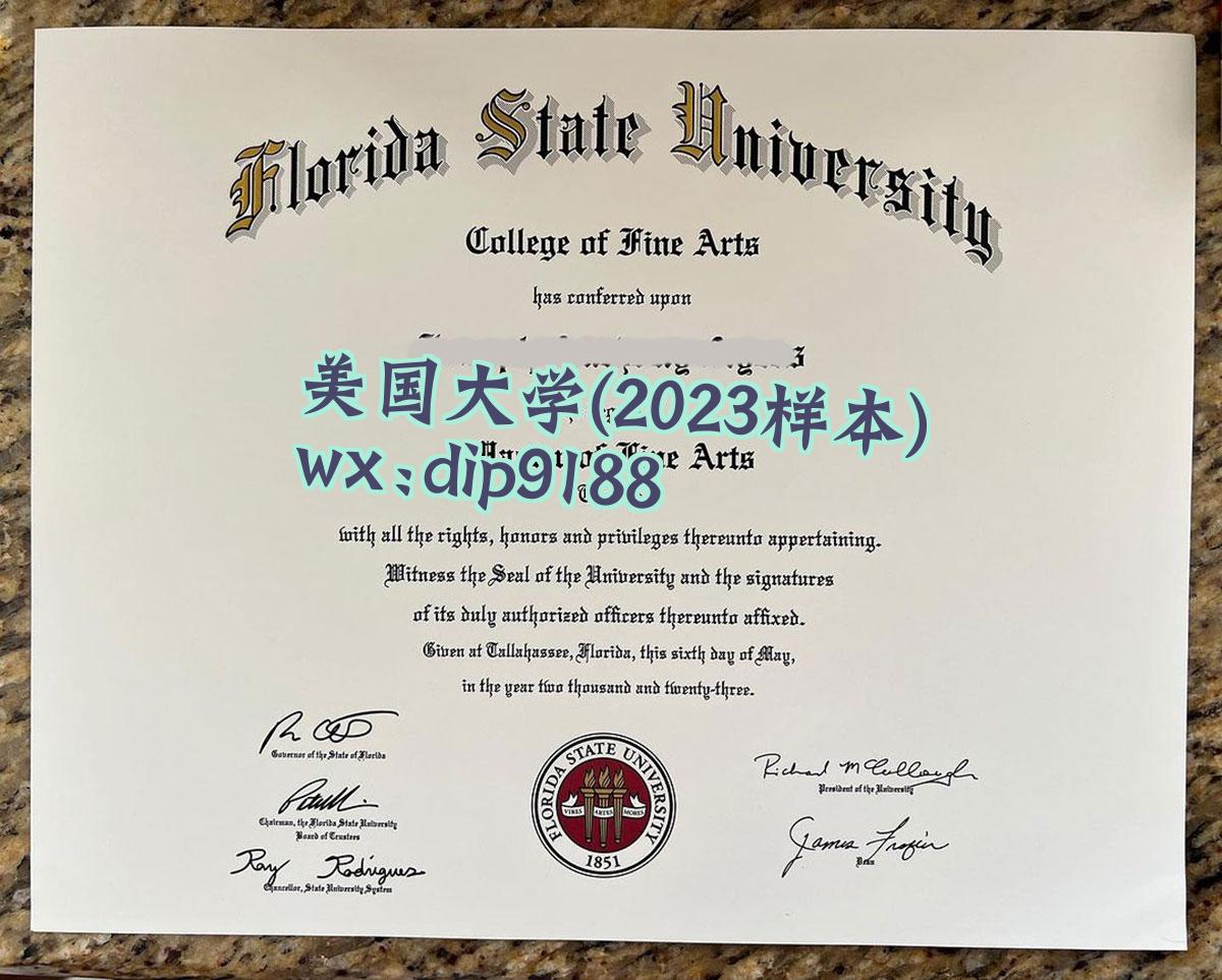 美国大学学历2023毕业证样本图