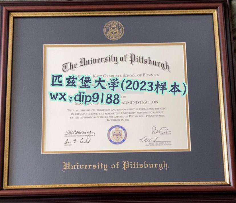 匹兹堡大学学历2023毕业证样本图