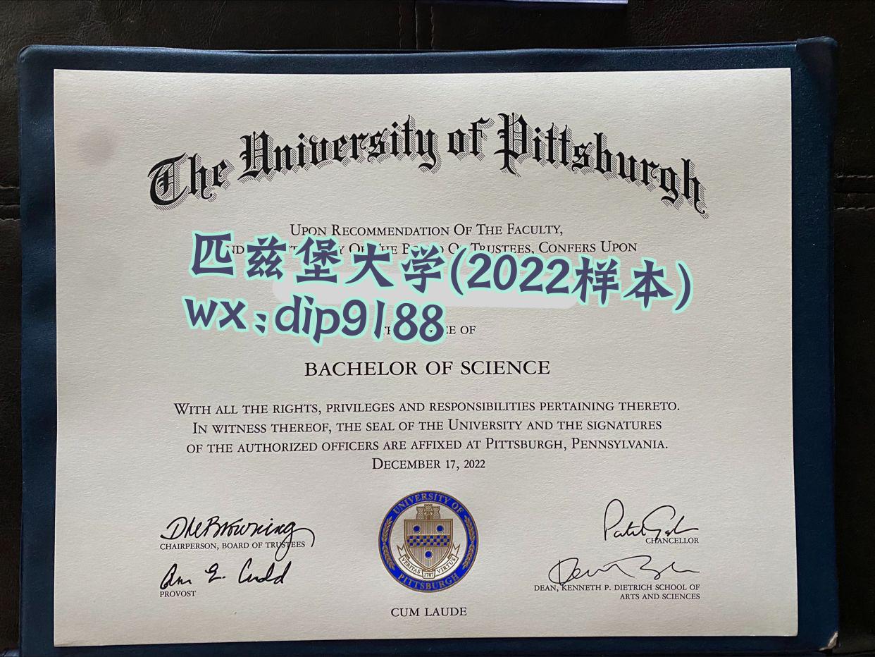 匹兹堡大学学历2022毕业证样本图