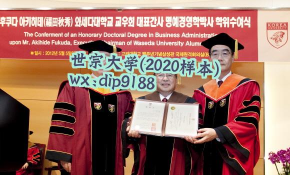 世宗大学学历2020毕业证样本图