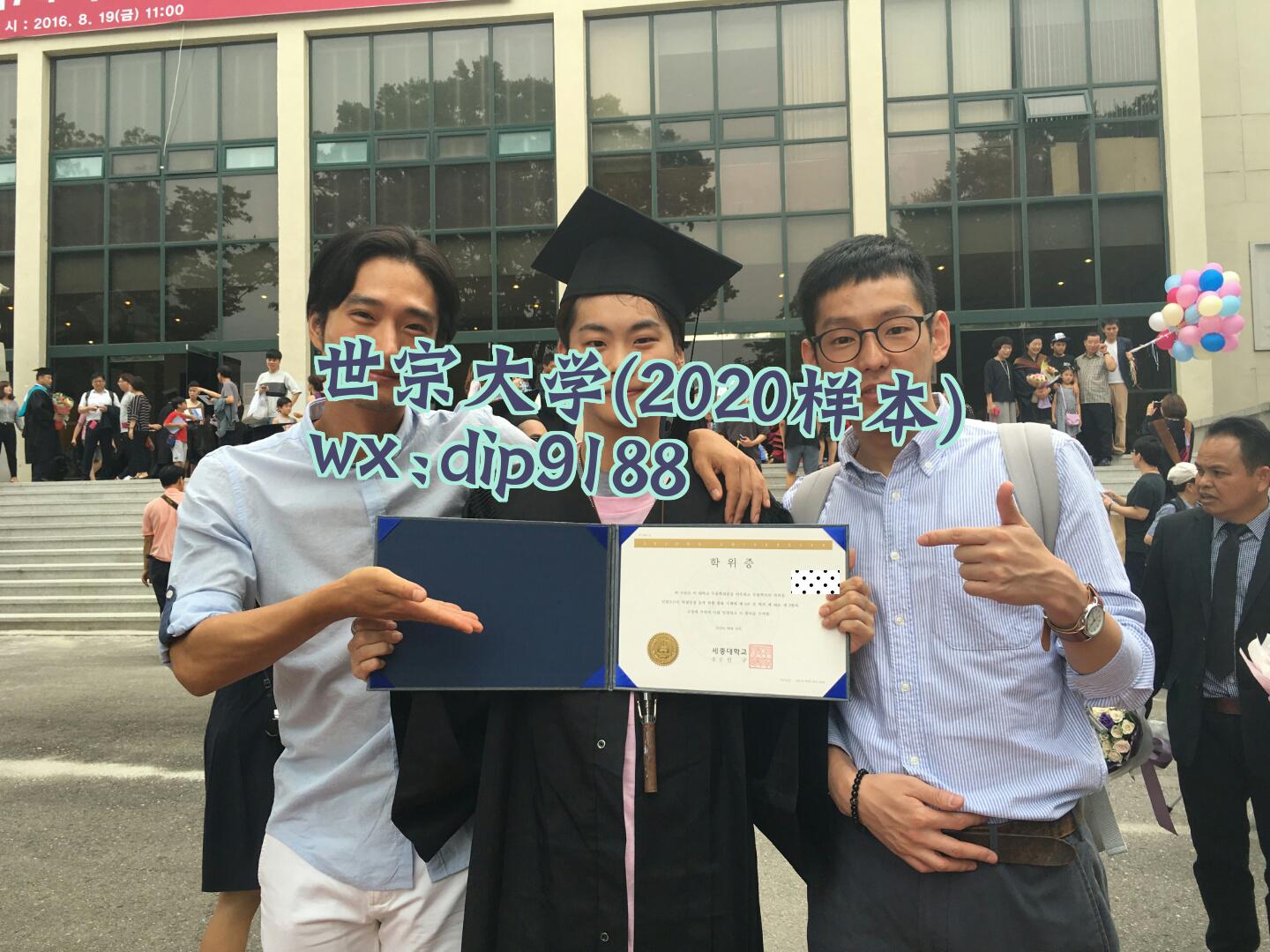 世宗大学学历2020毕业证样本图