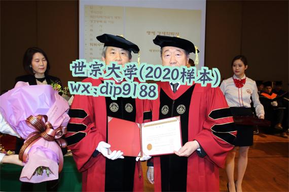 世宗大学学历2020毕业证样本图