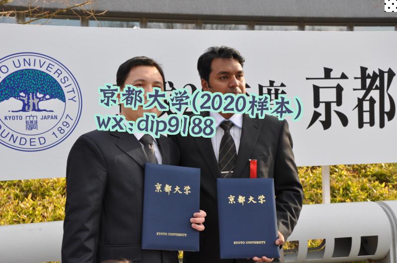 京都大学学历2020毕业证样本图