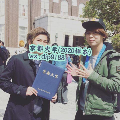 京都大学学历2020毕业证样本图