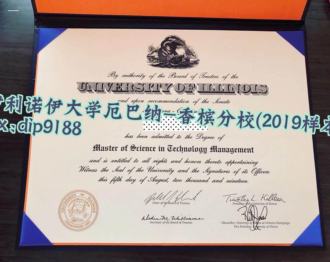 伊利诺伊大学厄巴纳-香槟分校学历2019毕业证样本图