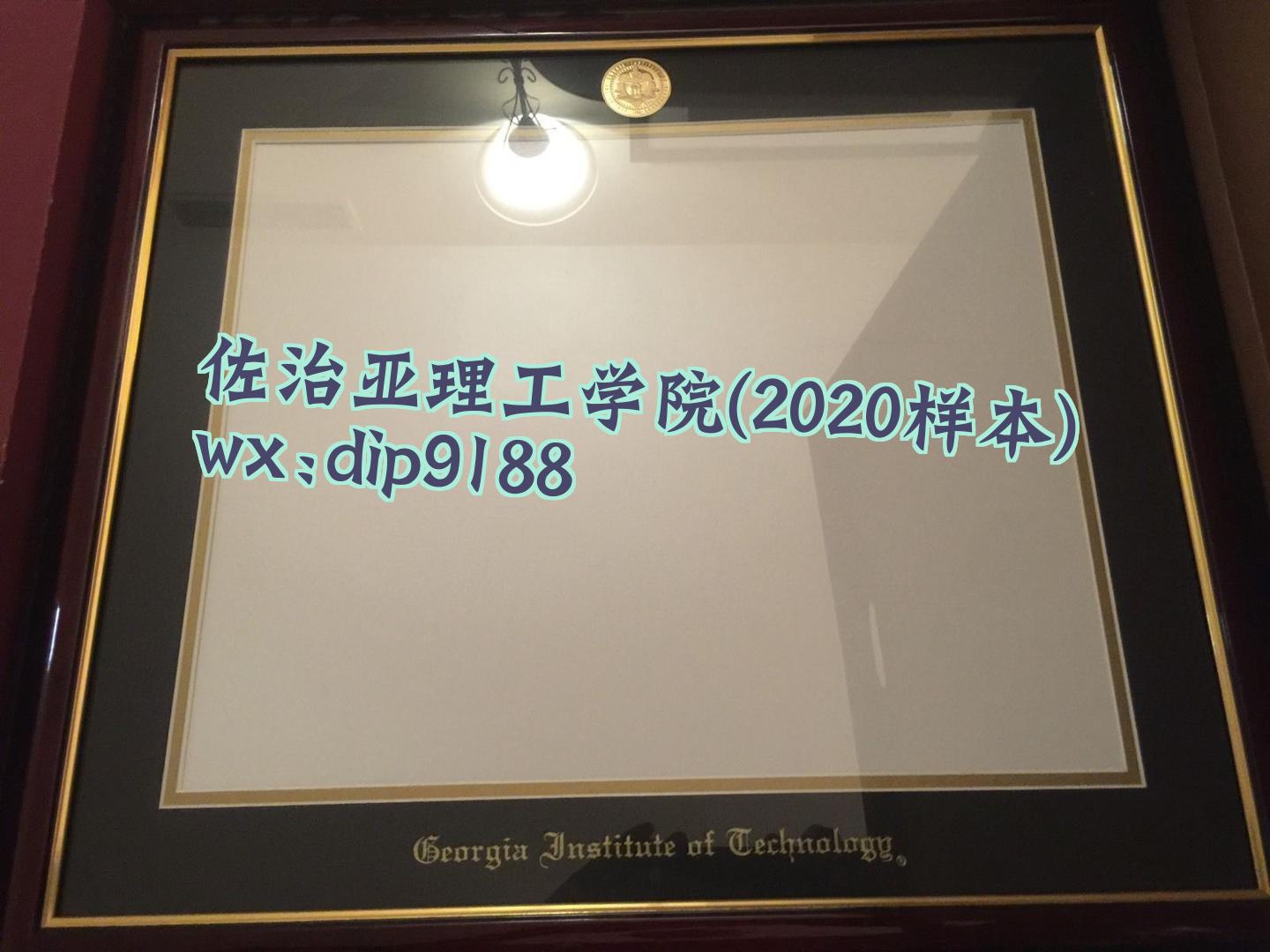 佐治亚理工学院学历2020毕业证样本图片