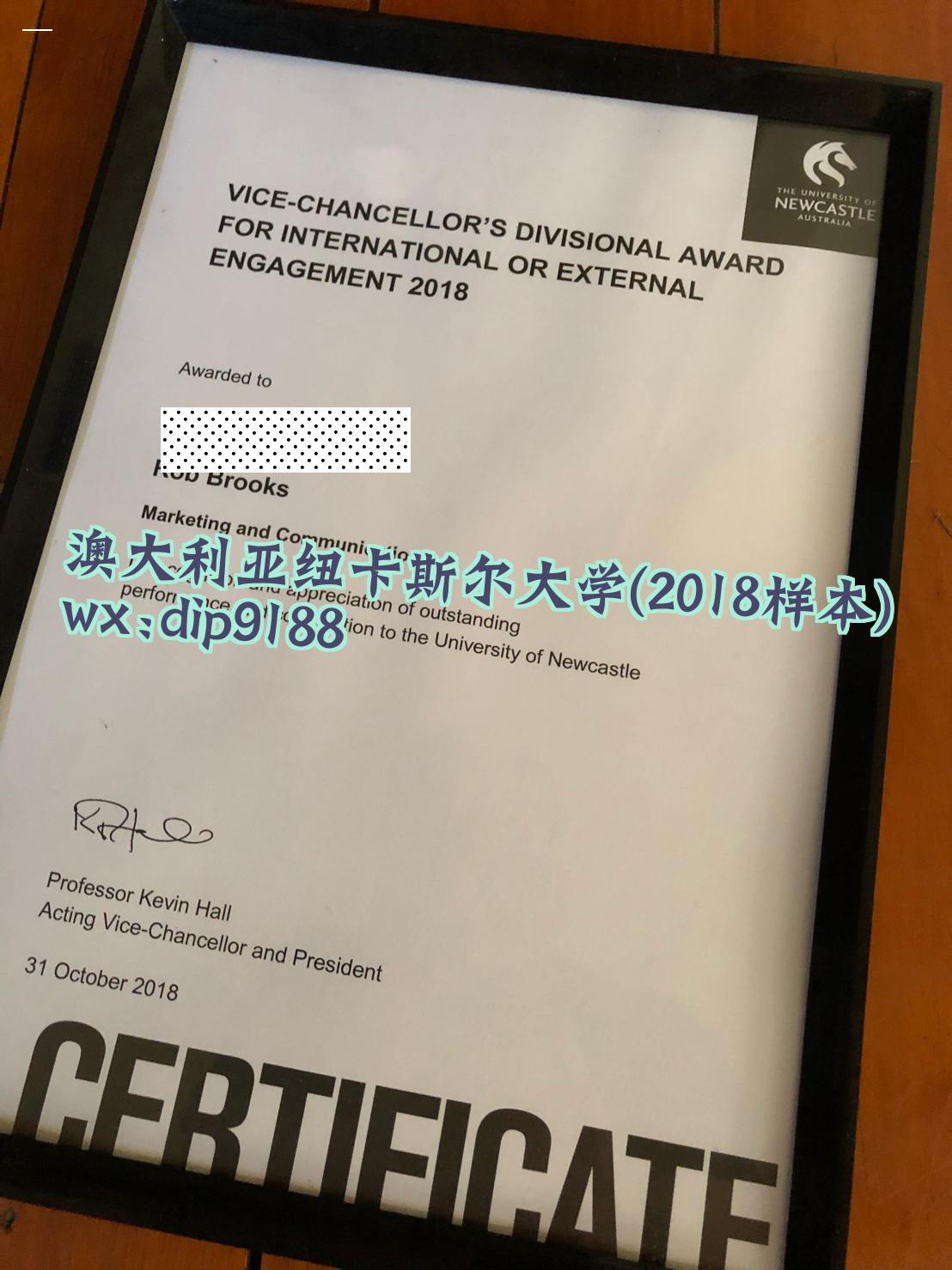 澳大利亚纽卡斯尔大学学历2018毕业证样本图
