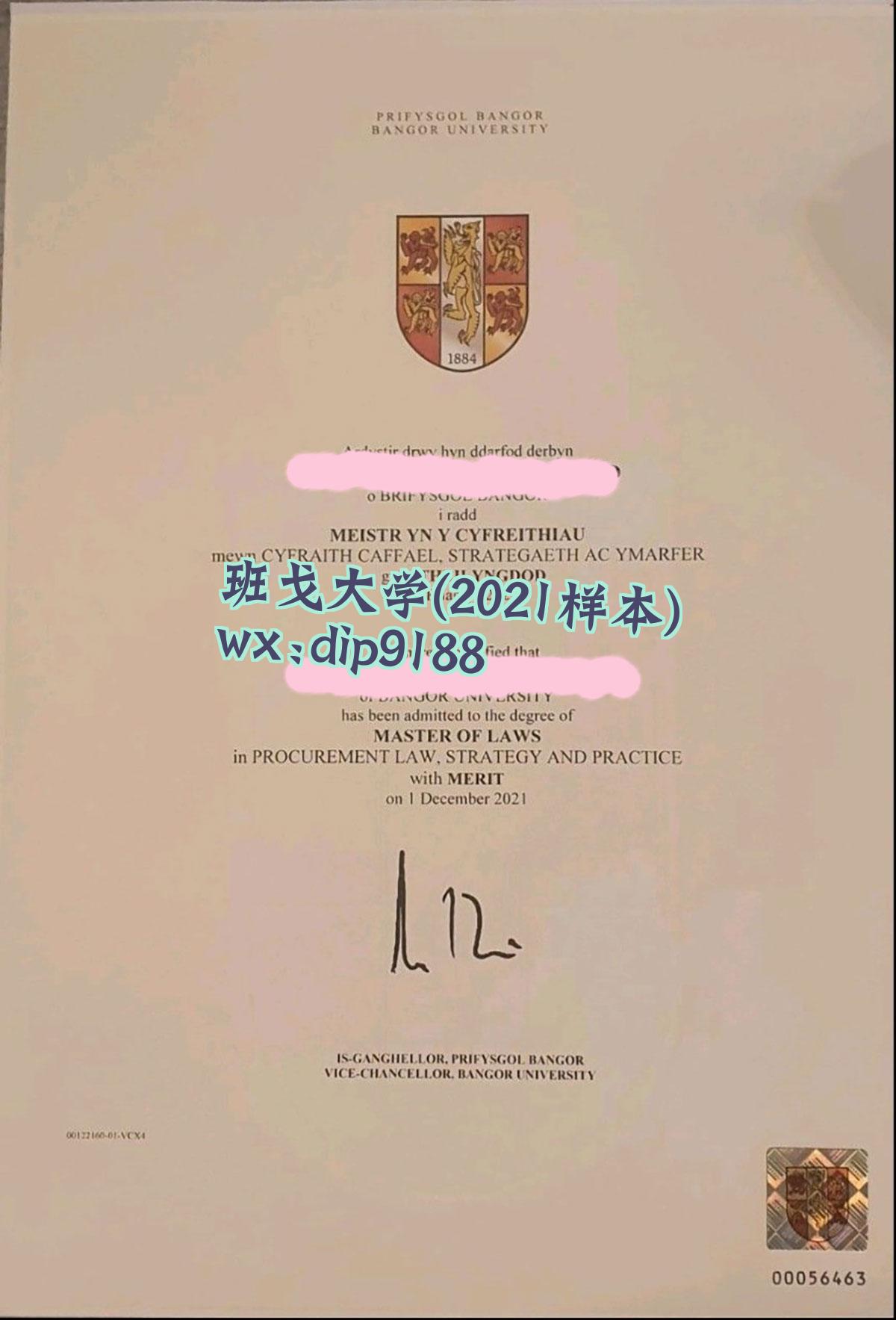班戈大学学历2021毕业证样本图