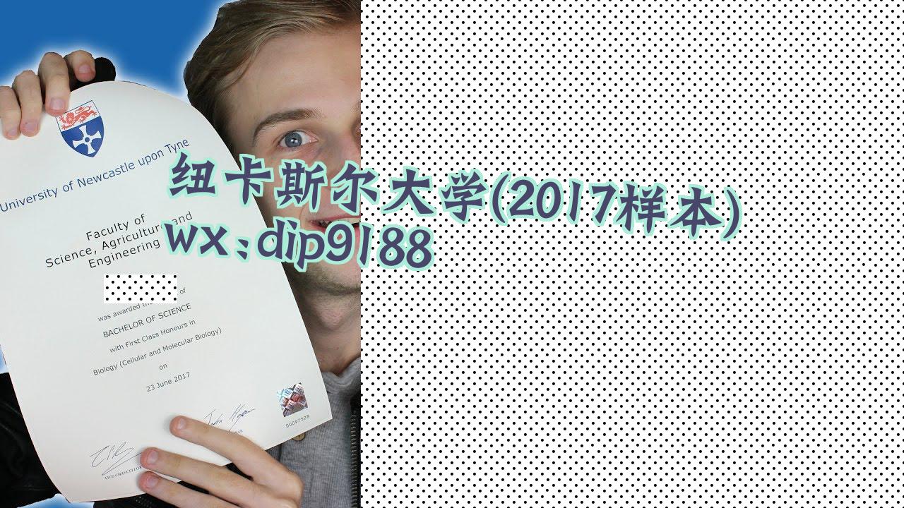 纽卡斯尔大学学历2017毕业证样本图