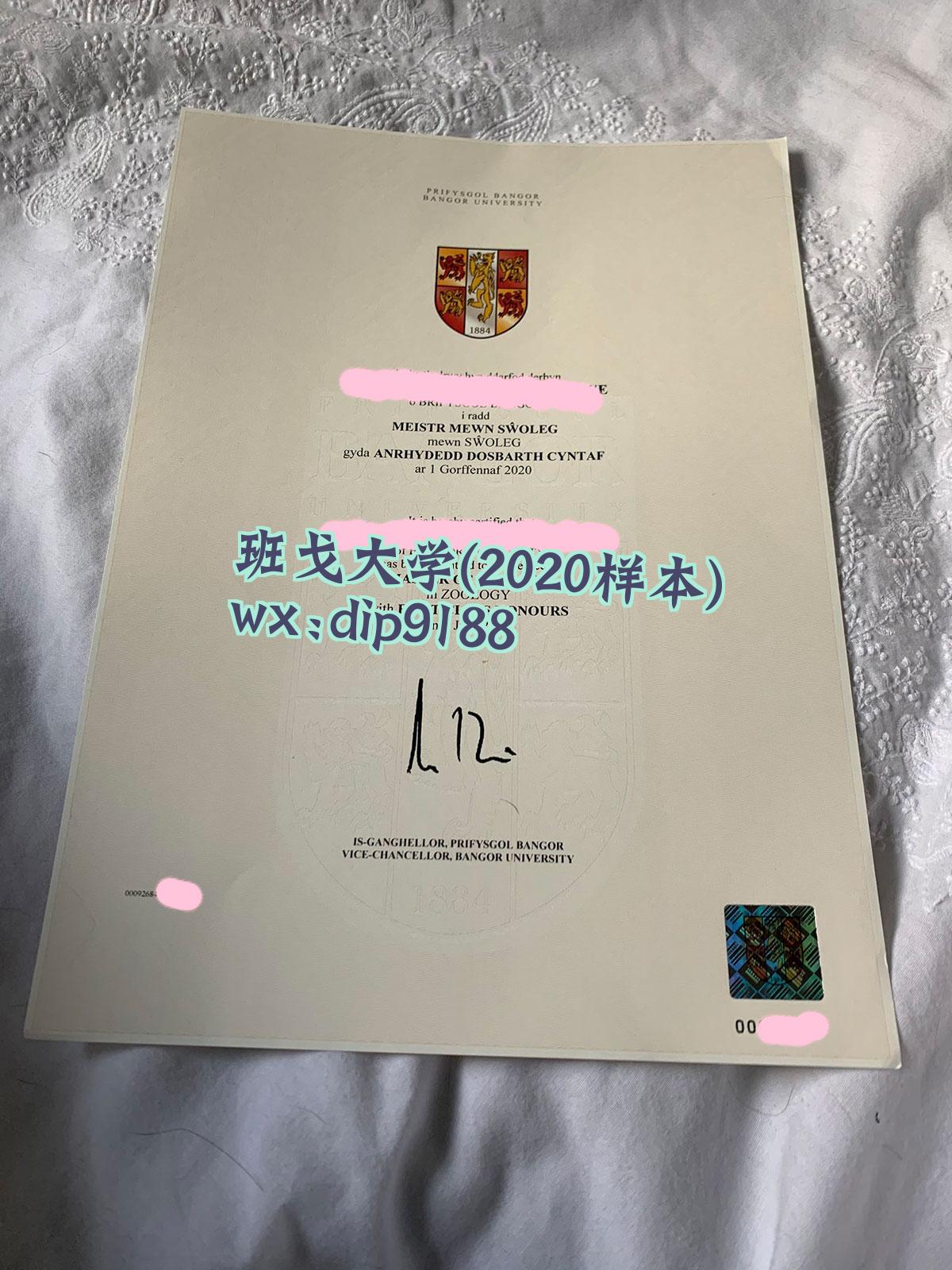 班戈大学学历2020毕业证样本图