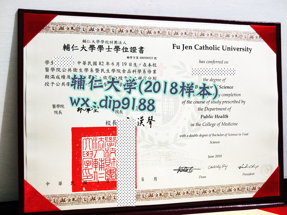 辅仁大学学历2018毕业证样本图片