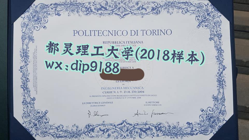都灵理工大学学历2018毕业证样本图片
