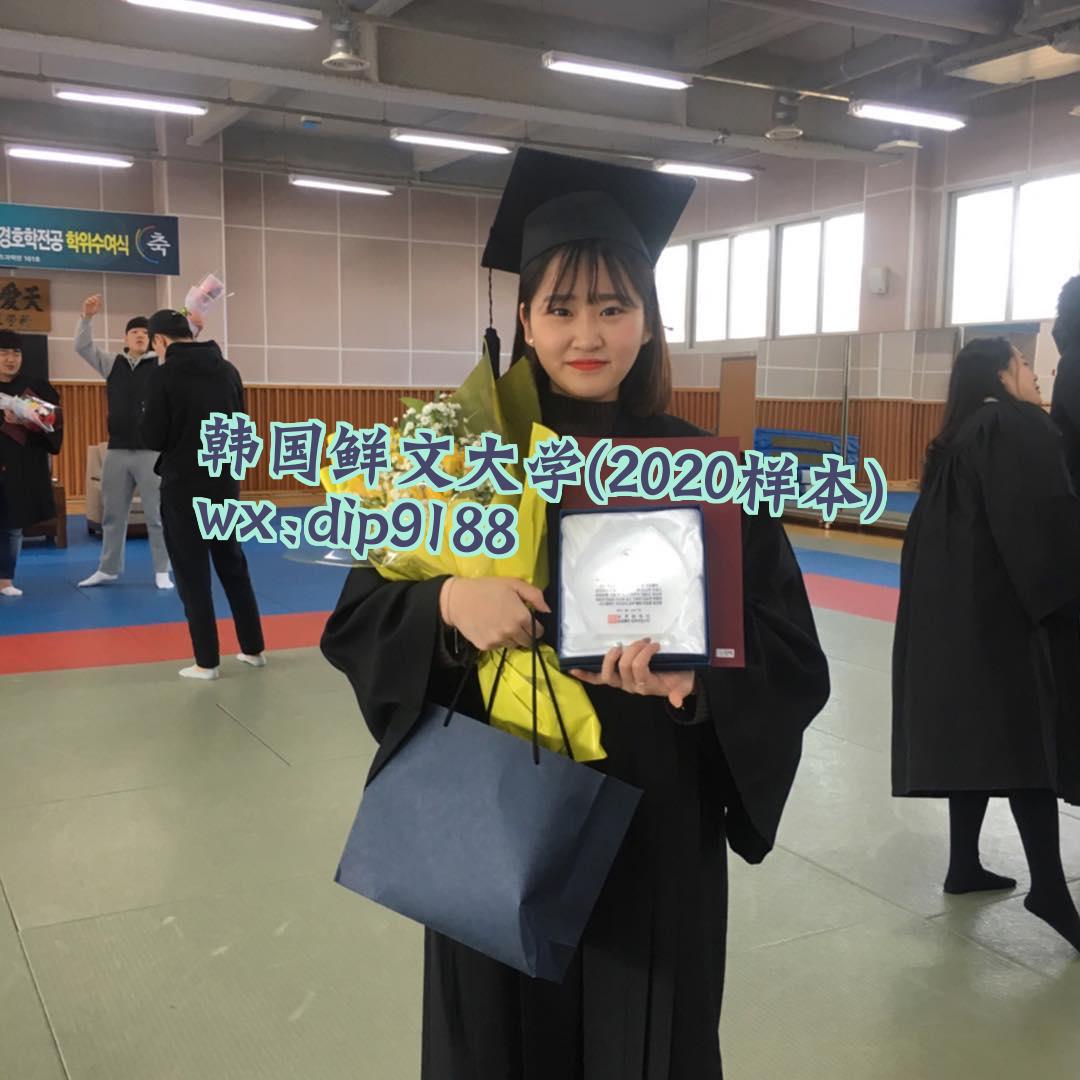 韩国鲜文大学学历2020毕业证样本图