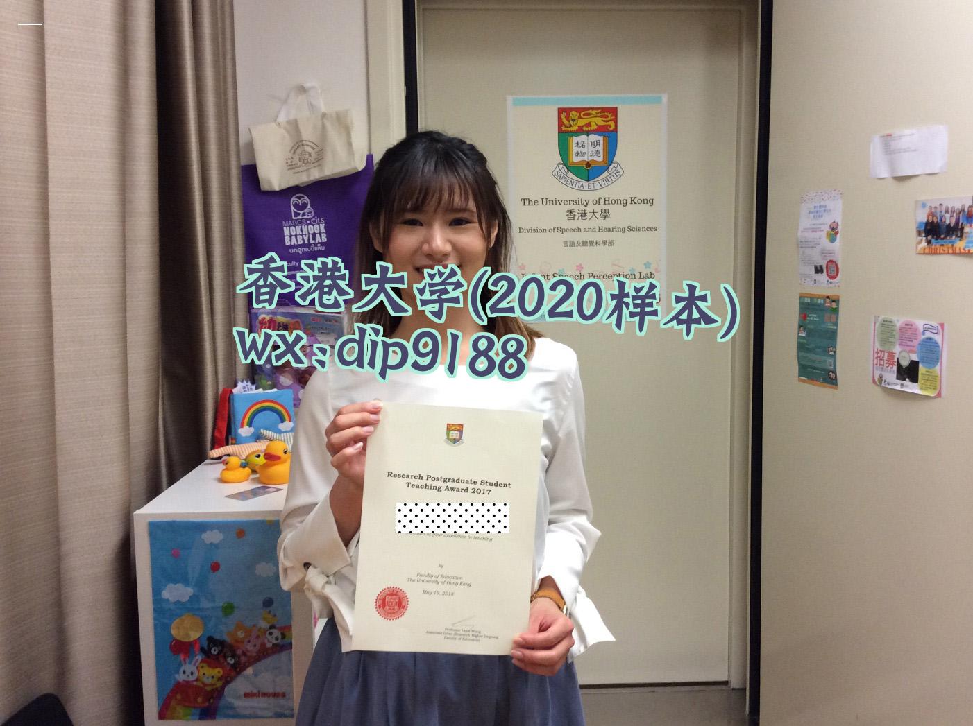 香港大学学历2020毕业证样本图片