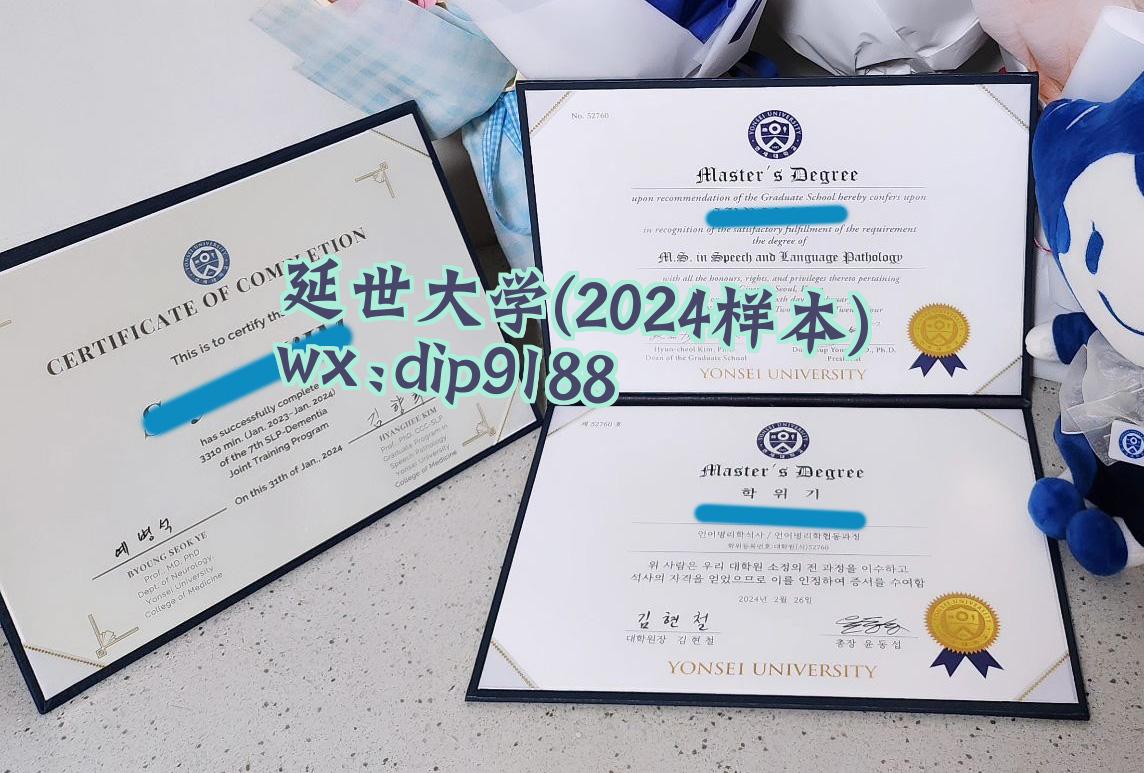 延世大学学历2024毕业证样本图