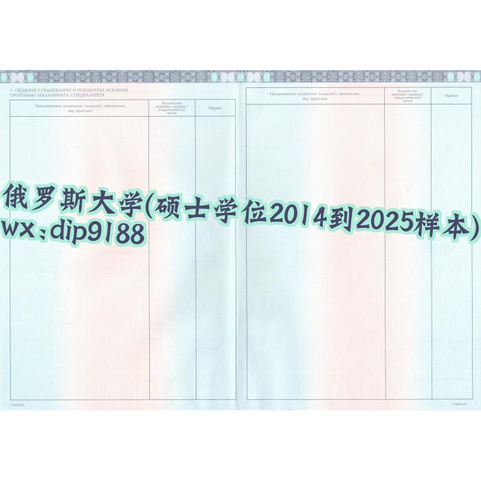 俄罗斯大学学历硕士学位2014到2025毕业证样本图 俄罗斯大学学历硕士学位2014到2025毕业证样本图片