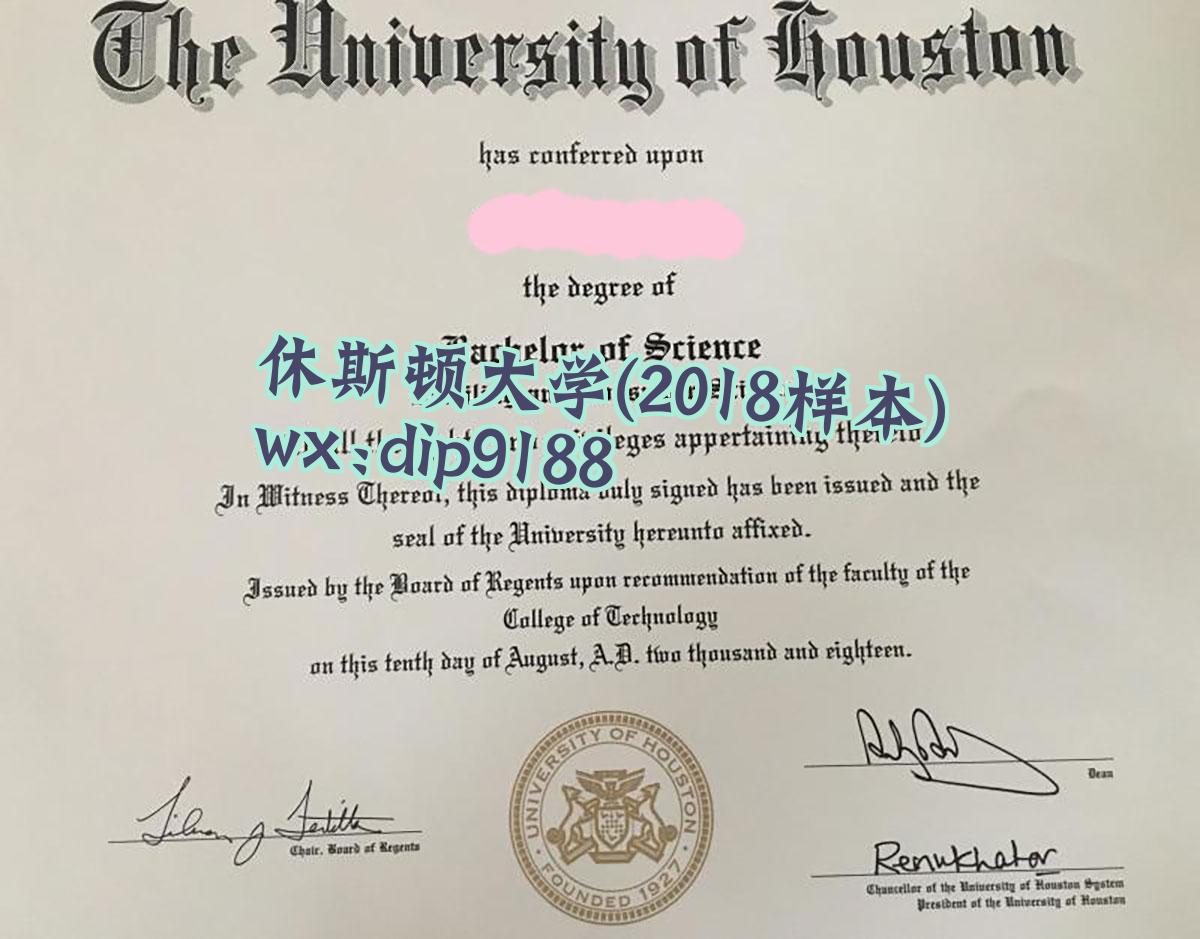 休斯顿大学学历2018毕业证样本图