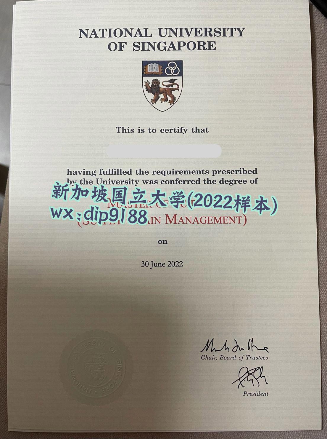 新加坡国立大学学历2022毕业证样本图 新加坡国立大学学历2022毕业证样本图片