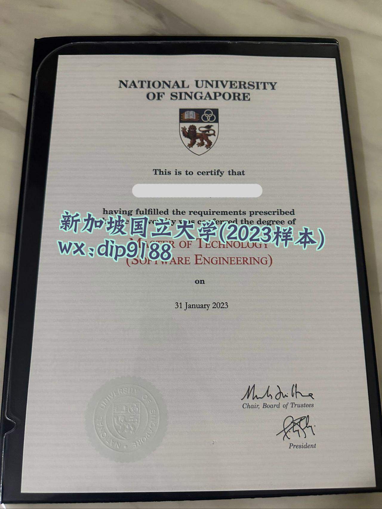 新加坡国立大学学历2023毕业证样本图 新加坡国立大学学历2023毕业证样本图片