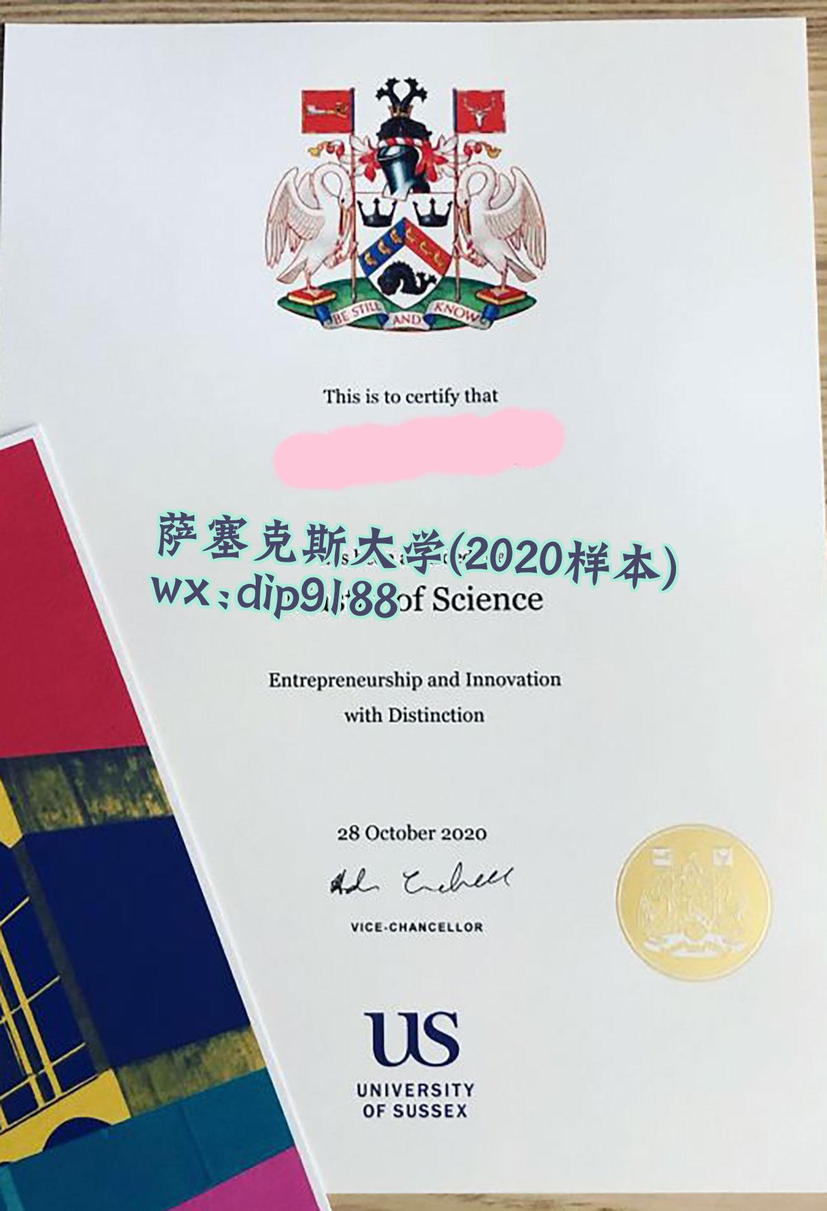 萨塞克斯大学学历2020毕业证样本图