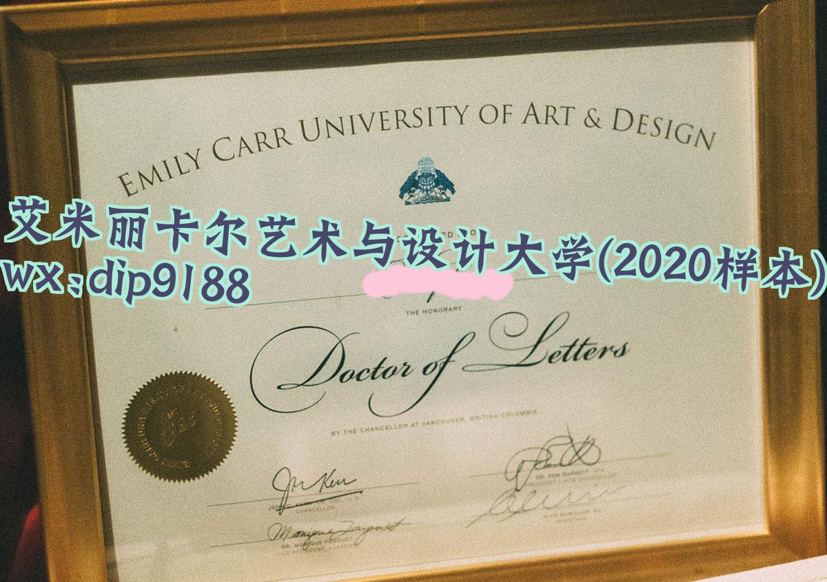 艾米丽卡尔艺术与设计大学学历2020毕业证样本图
