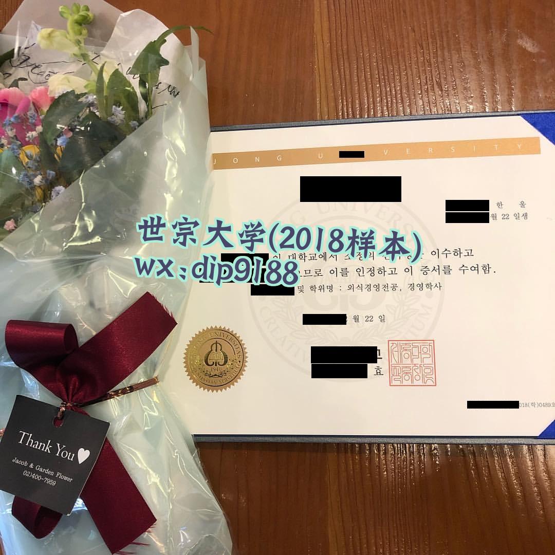 世宗大学学历2018毕业证样本图