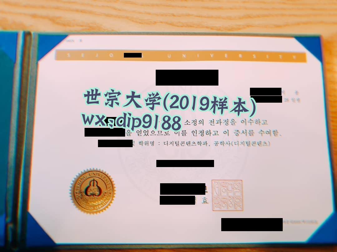 世宗大学学历2019毕业证样本图