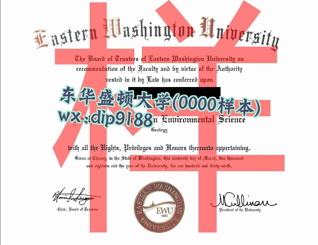 东华盛顿大学学历0000毕业证样本图