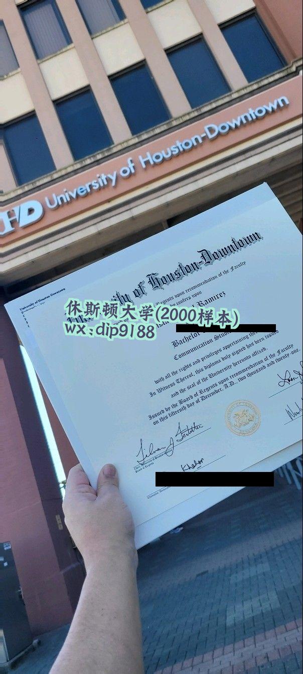 休斯顿大学学历2000毕业证样本图