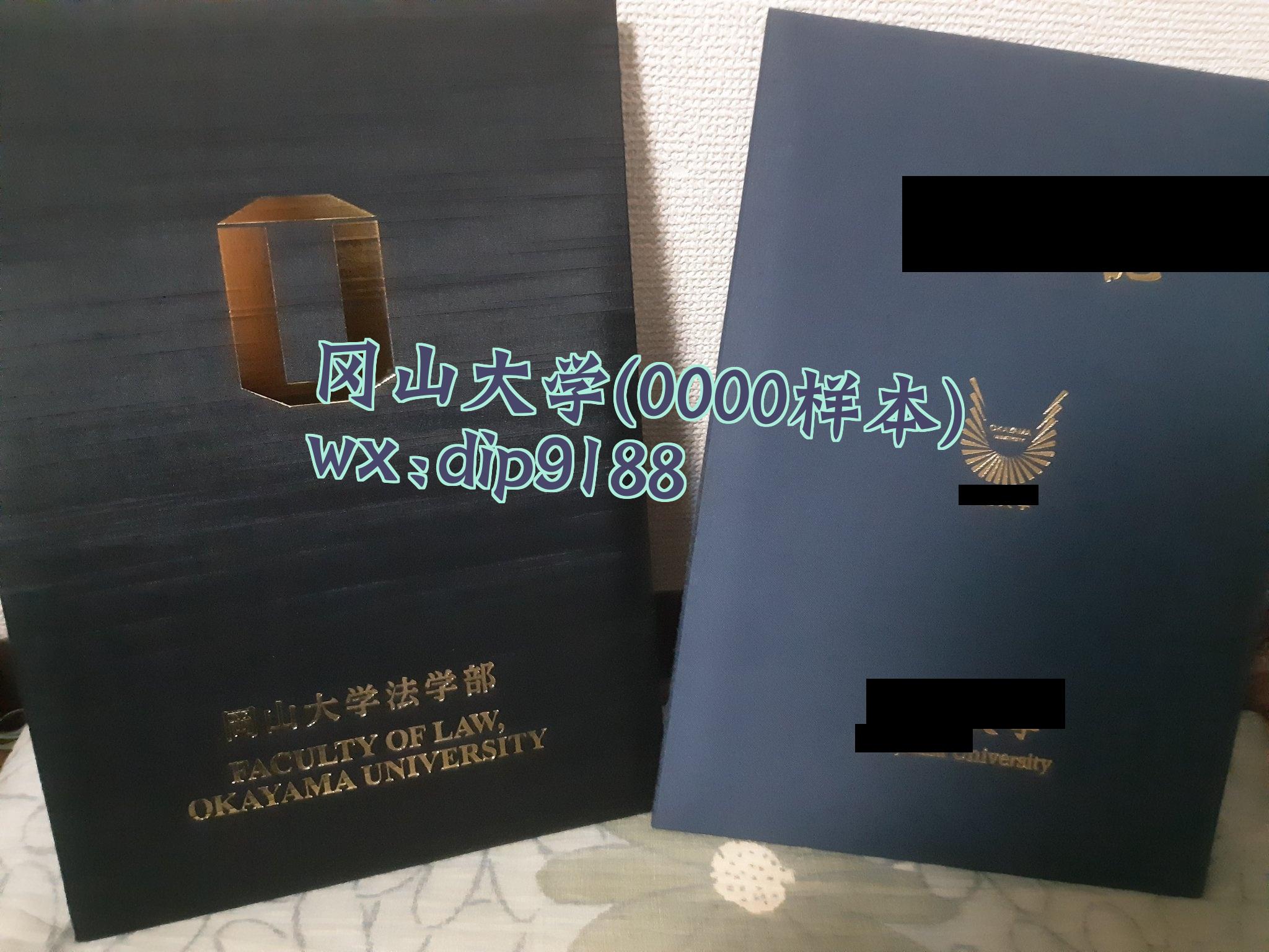 冈山大学学历0000毕业证样本图