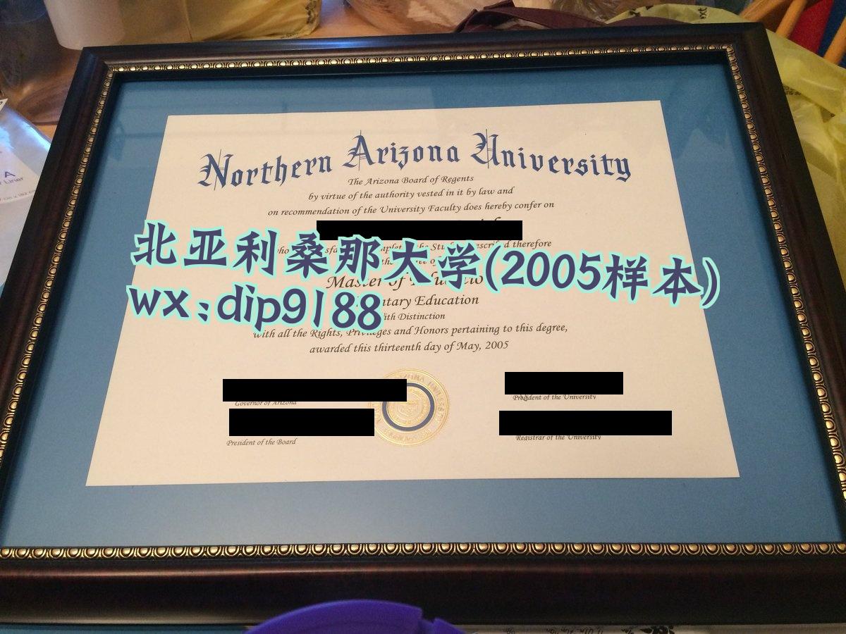北亚利桑那大学学历2005毕业证样本图