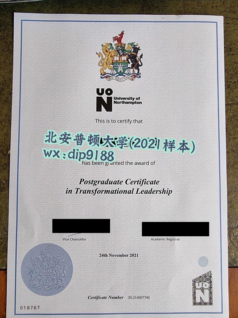 北安普顿大学学历2021毕业证样本图