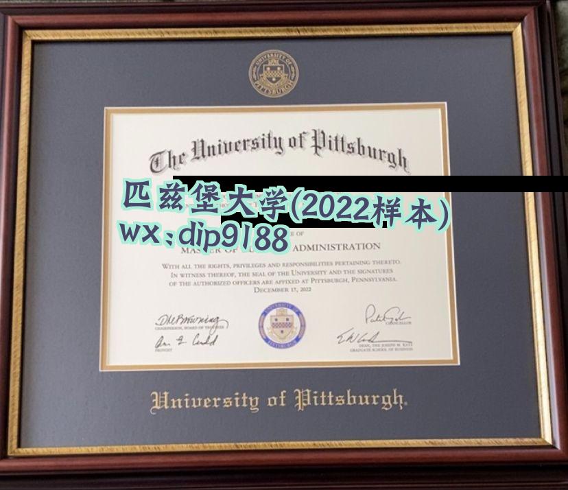 匹兹堡大学学历2022毕业证样本图